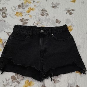 Cotton On Black Jean Shorts